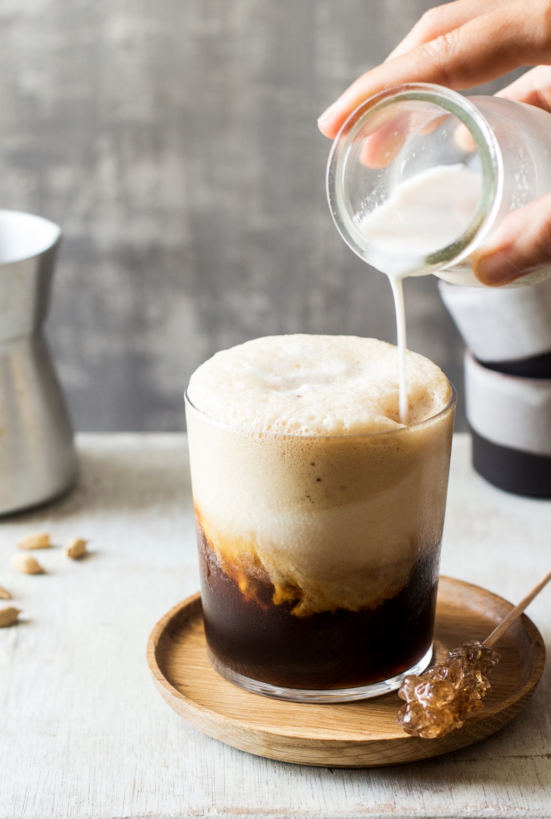 espresso cappuccino freddo almond milk