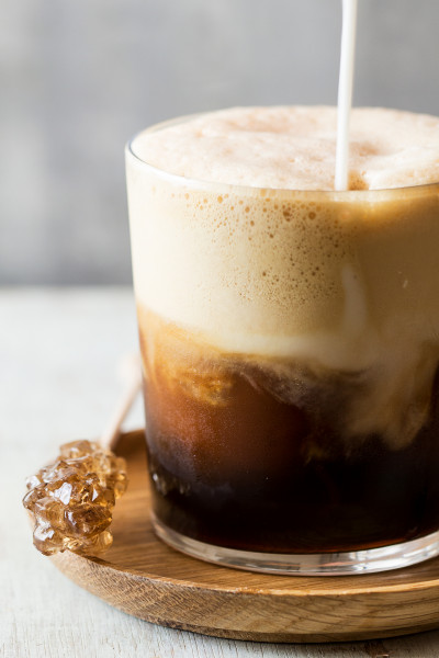 espresso cappuccino freddo glass