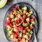 Asian watermelon salad-image
