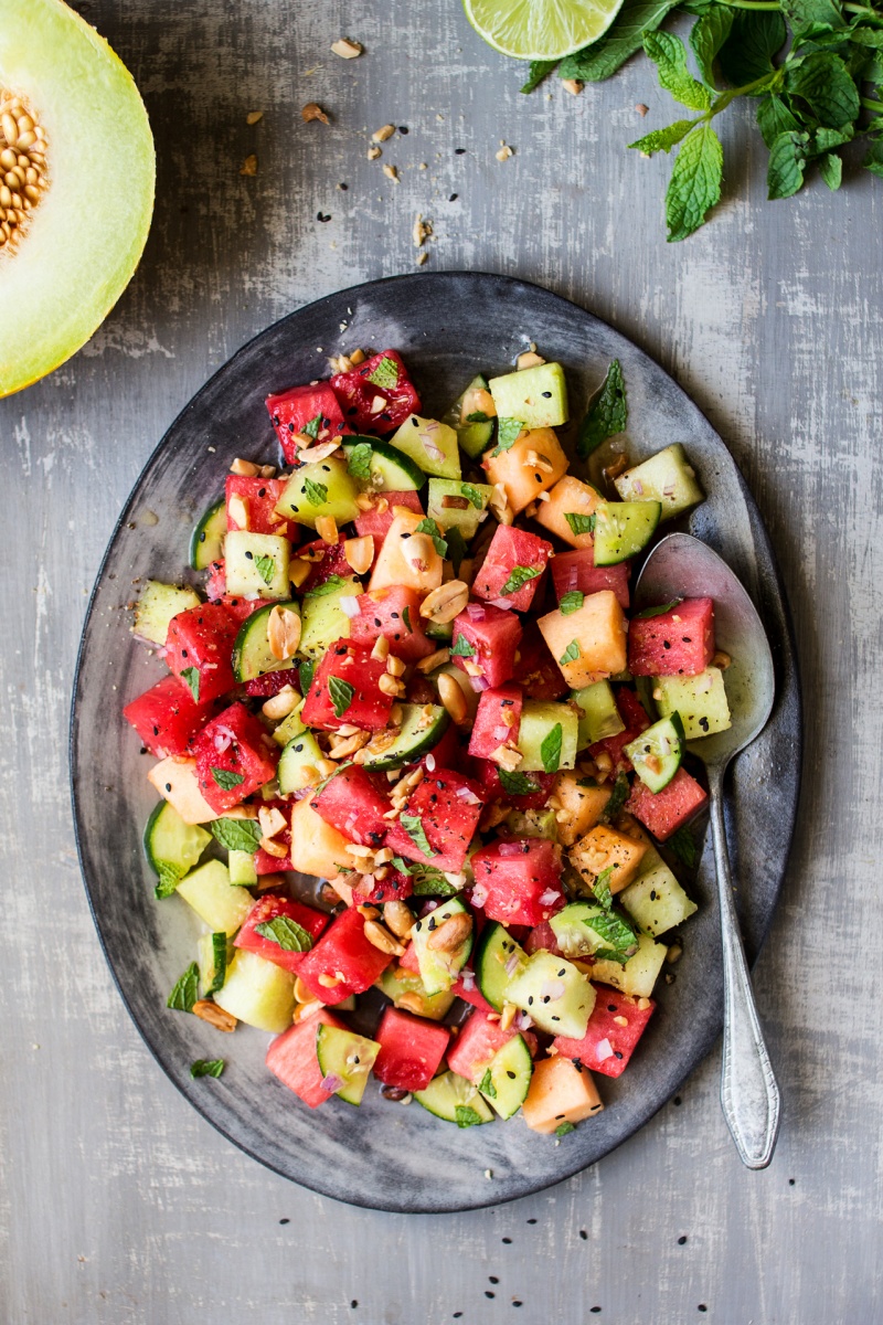 asian watermelon salad