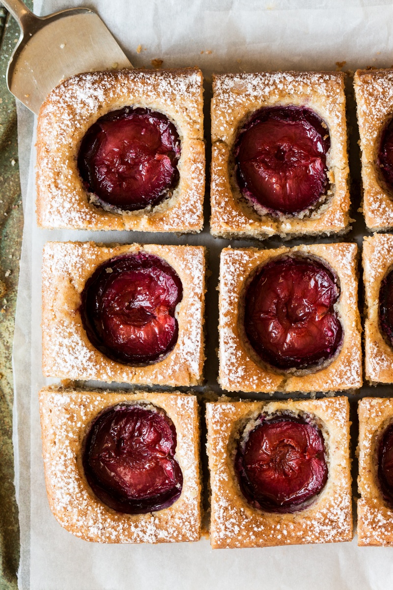 Easy Rustic Chestnut Plum Cake - SugarLoveSpices