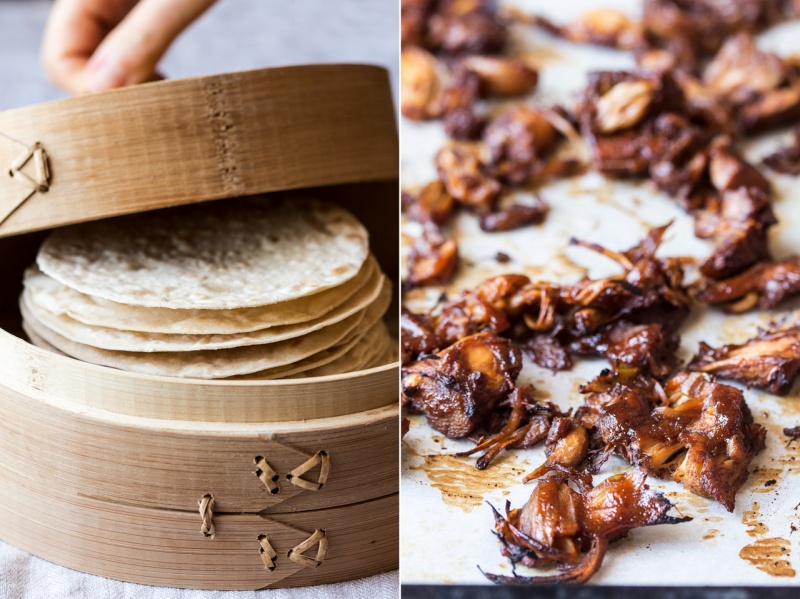 vegan duck pancakes key components