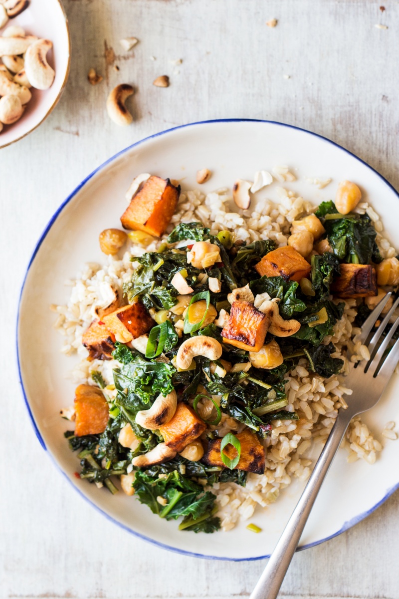 sweet potato hash plate