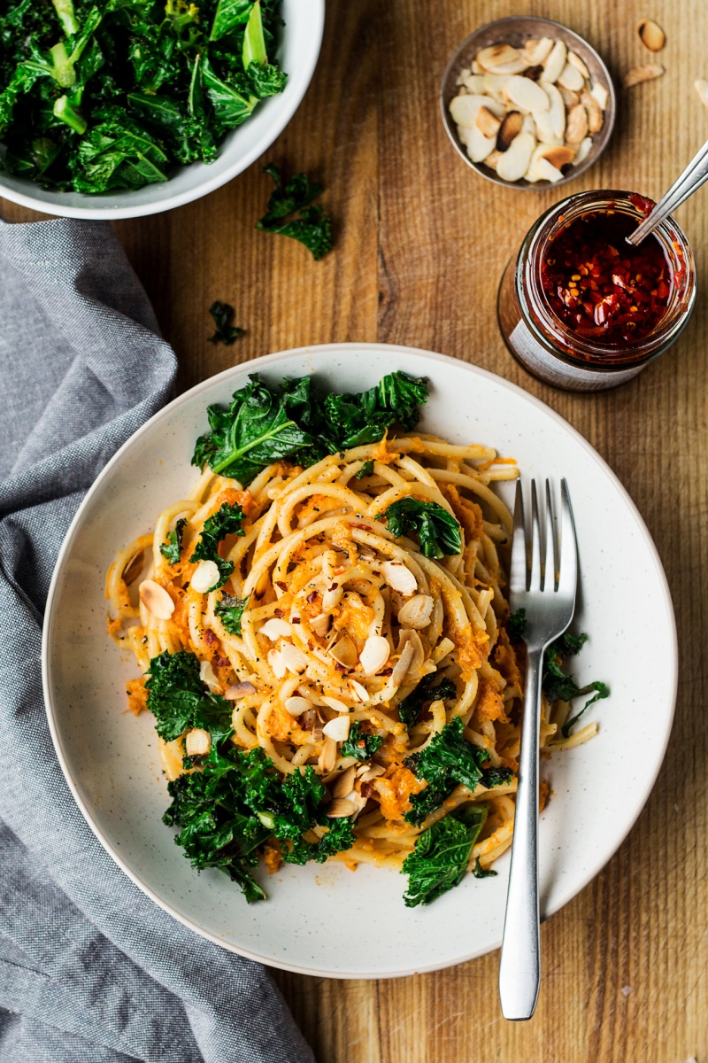 Fennel pasta in creamy miso sauce - Lazy Cat Kitchen