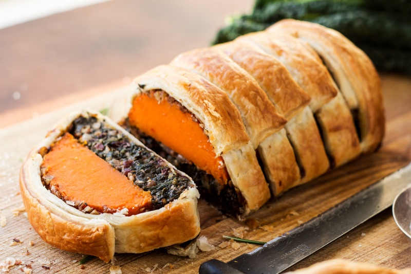 vegan squash wellington side