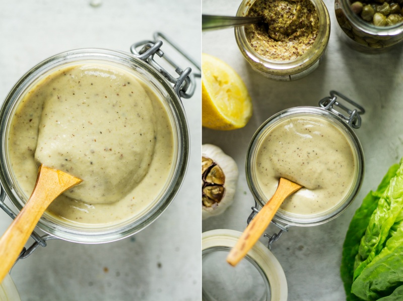 vegan caesar salad dressing