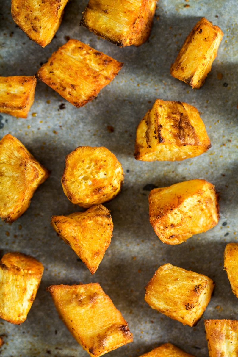 vegan couscous salad parsnips roasted