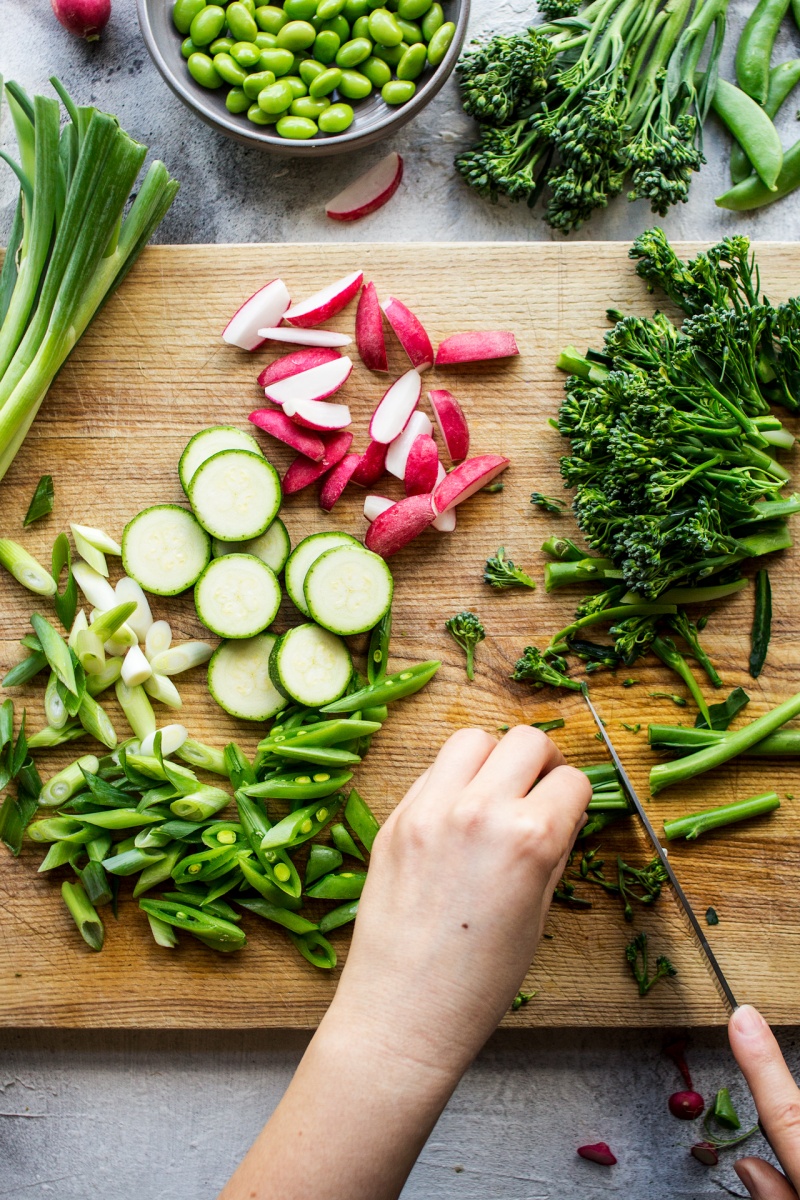 simple stir fry prep