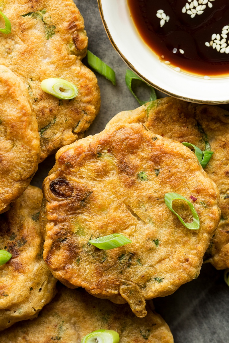 vegan kimchi pancakes batter