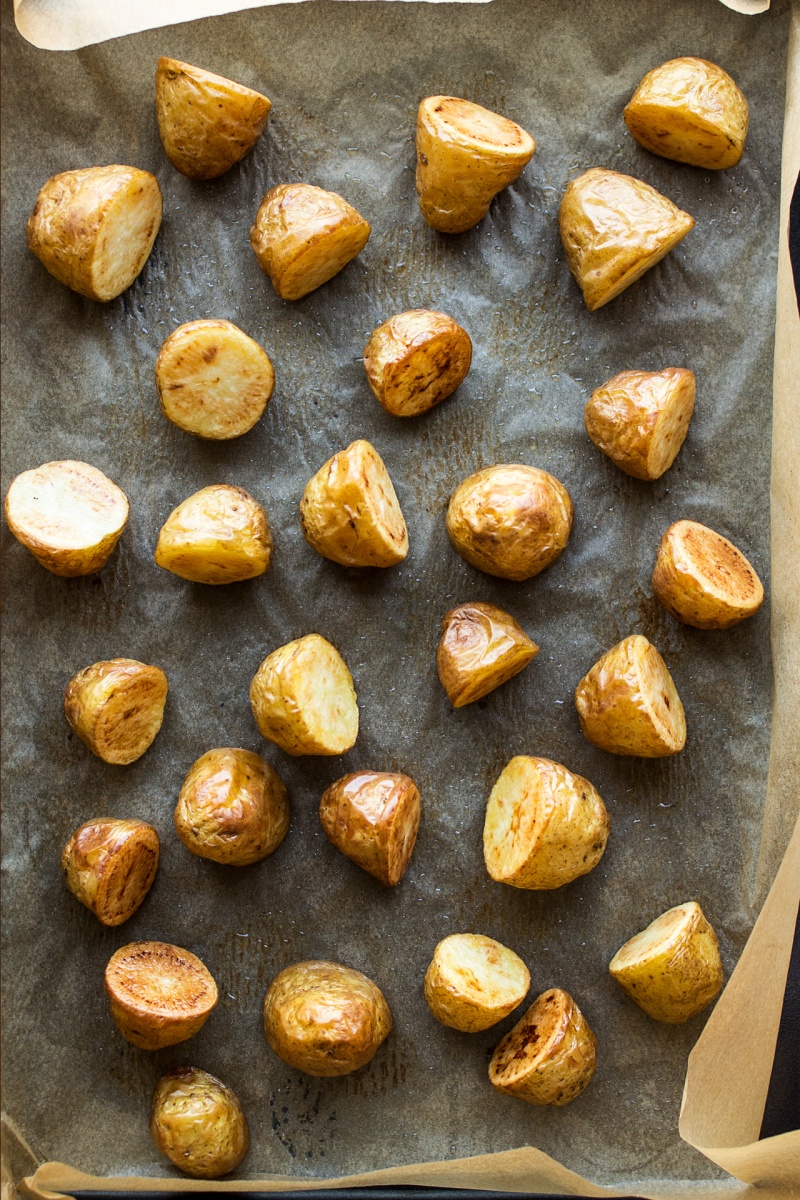 vegan potato salad pesto roasted potatoes