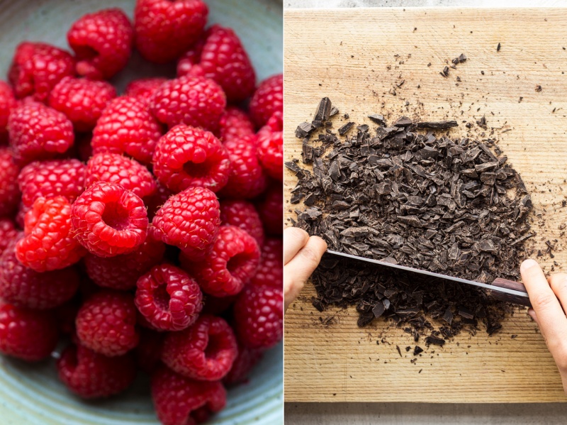 vegan raspberry brownies ingredients