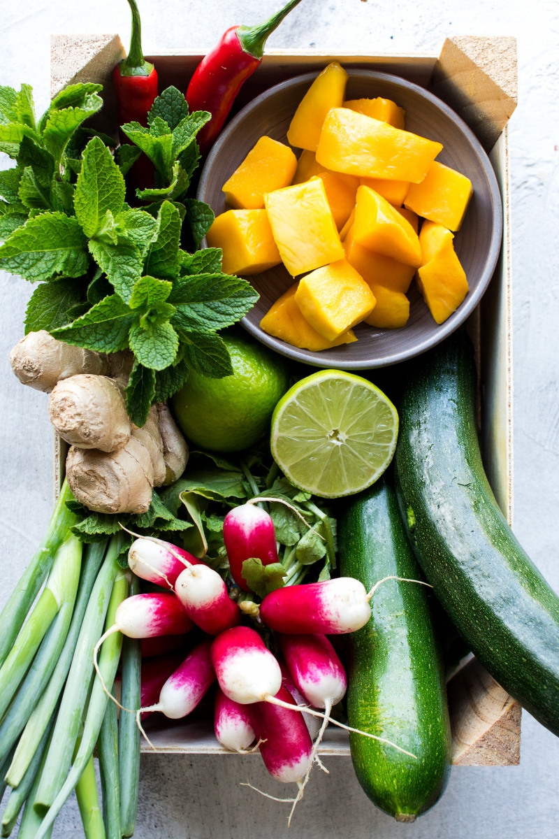 mango zucchini salad ingredients