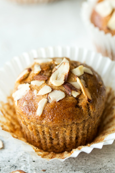 vegan banana bread muffins one