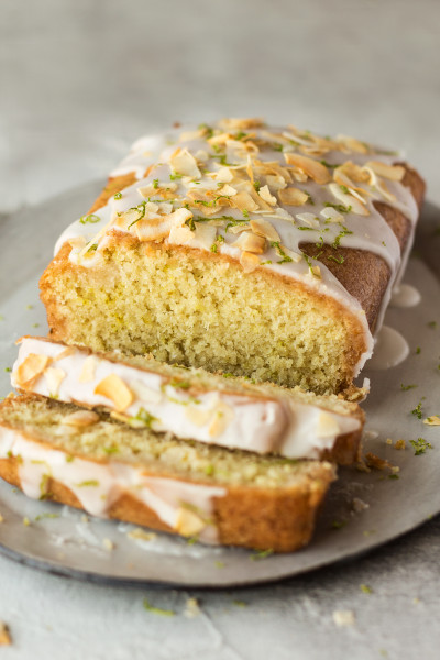 lime drizzle cake icing drips