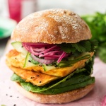 Peanut tofu burgers-image