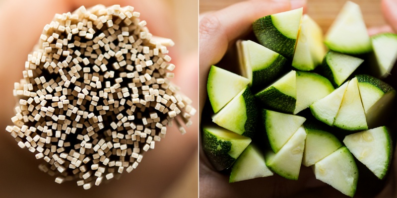 cold soba noodles raw ingredients