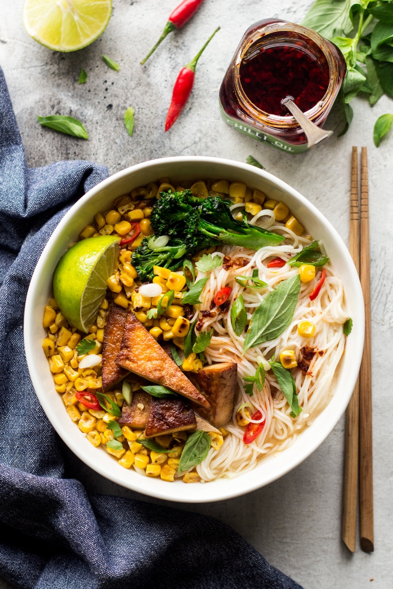 miso corn soup bowl