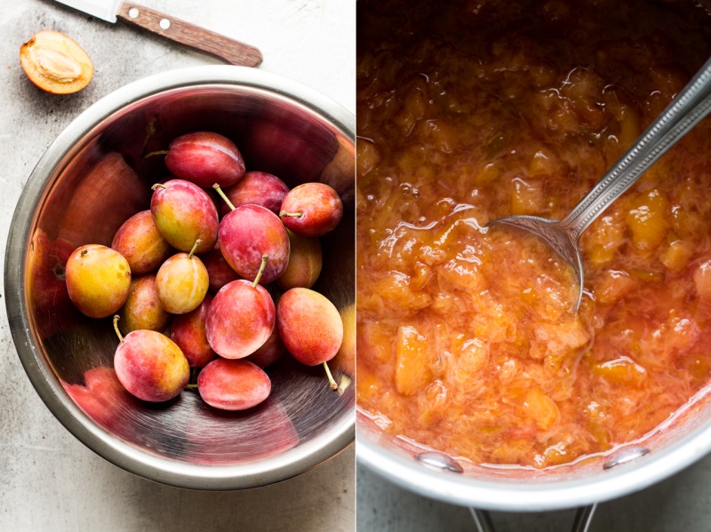 spiced plum loaf plum puree