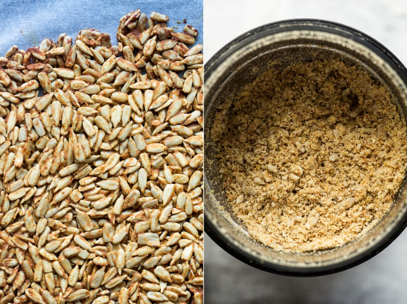 vegan parmesan sunflower seeds