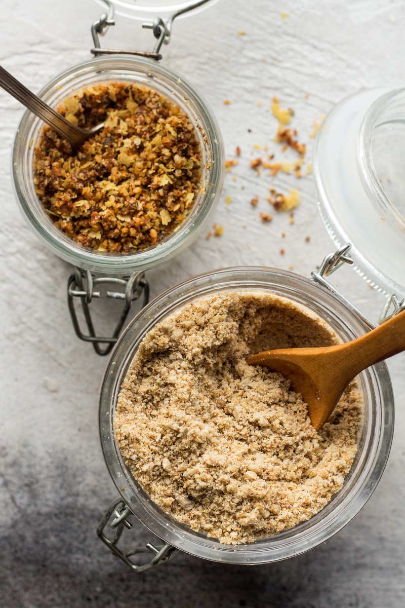 Pasta arrabbiata with nut-free vegan parmesan - Lazy Cat Kitchen