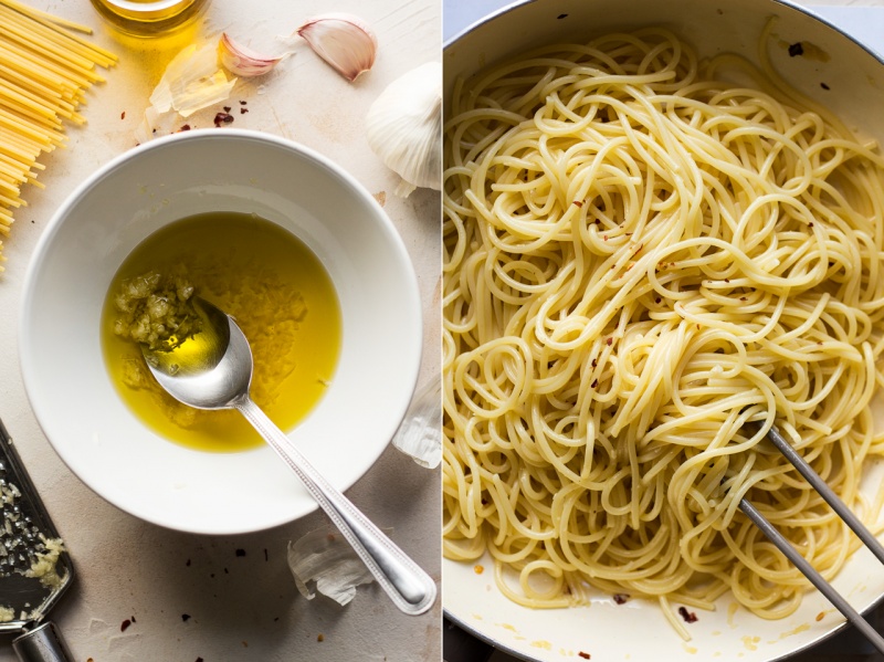 spaghetti aglio e olio sauce