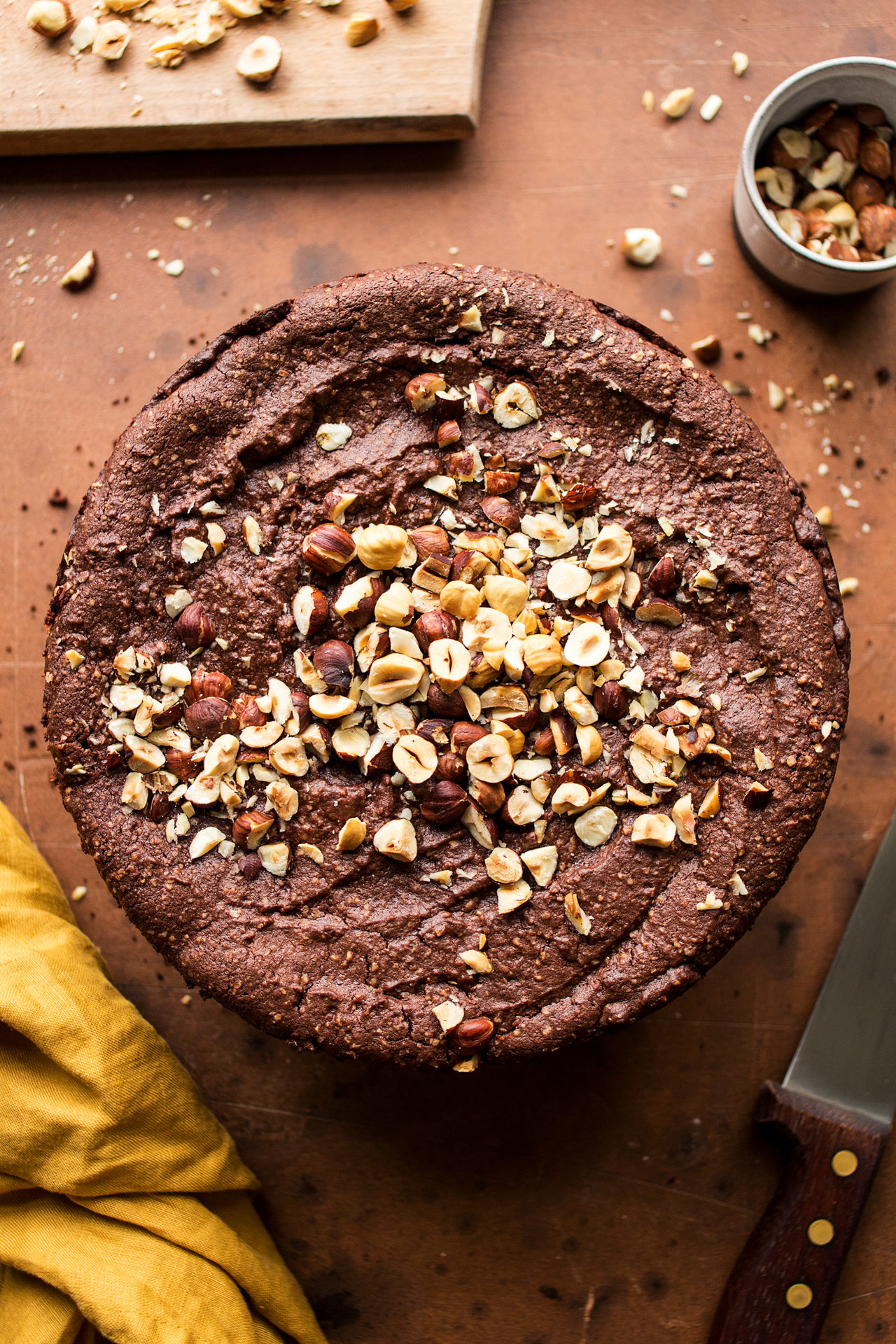 Vegan Chocolate Hazelnut Torte - Lazy Cat Kitchen