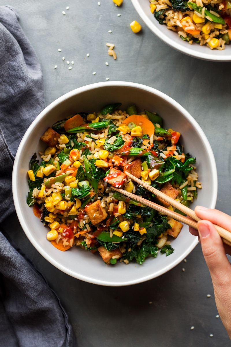 Vegan lunch bowl - Lazy Cat Kitchen