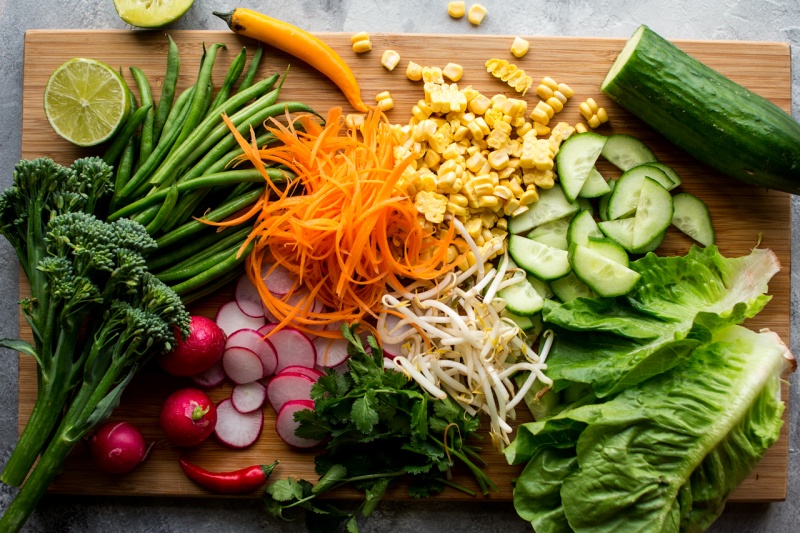 vegan gado gado salad tempeh ingredients