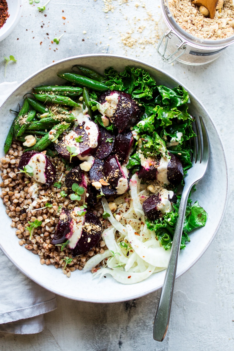 roast beetroot bowl