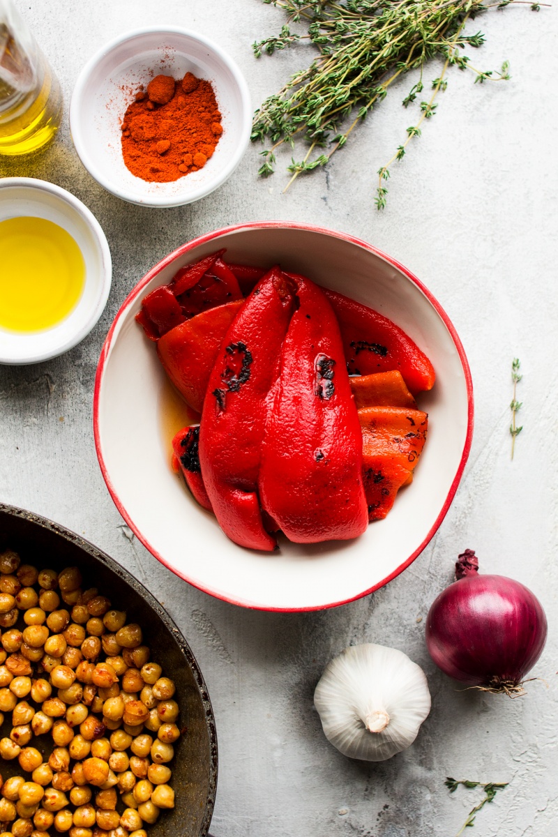 roasted red pepper and garlic soup ingredients