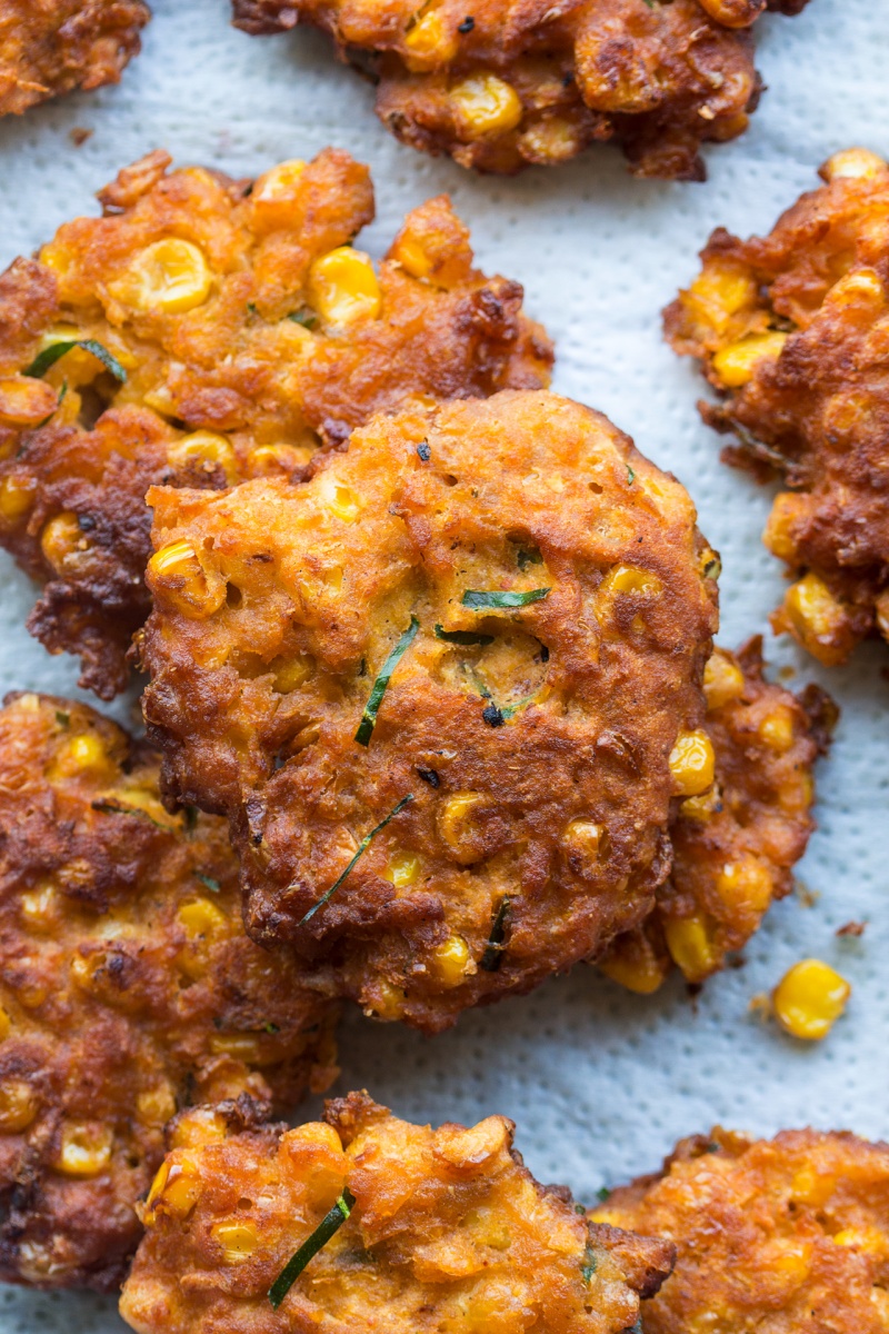 Oh My Thai: Spicy Red Curry Sweet Corn Fritters ~ - Kitchen Encounters