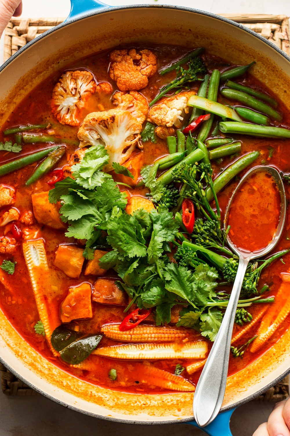 butiksindehaveren spids krabbe Vegan Thai red curry - Lazy Cat Kitchen
