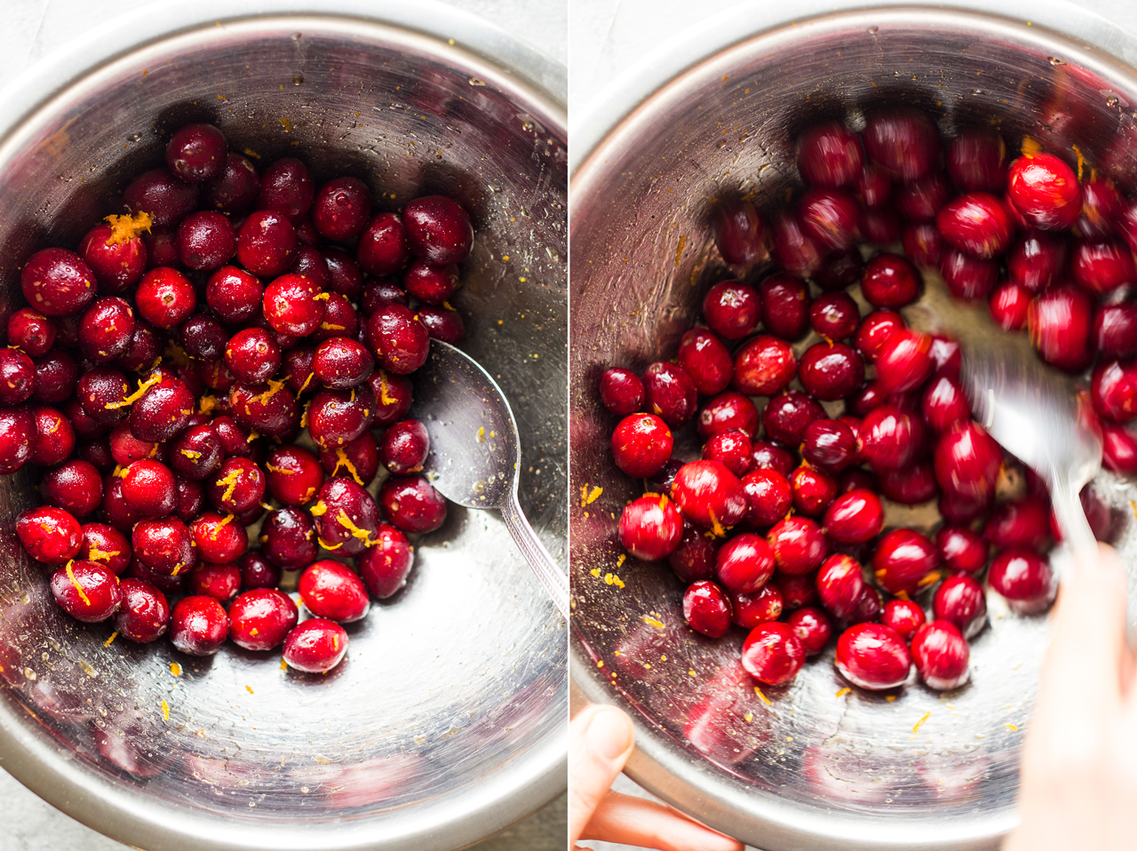 maple roasted carrots cranberries before roasting