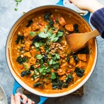 Vegan peanut curry with sweet potato-image