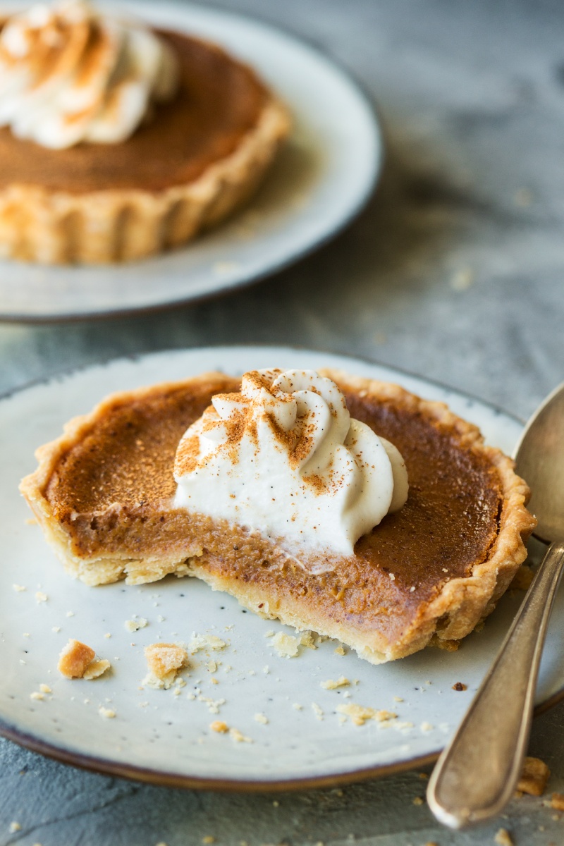 Vegan pumpkin pies - Lazy Cat Kitchen