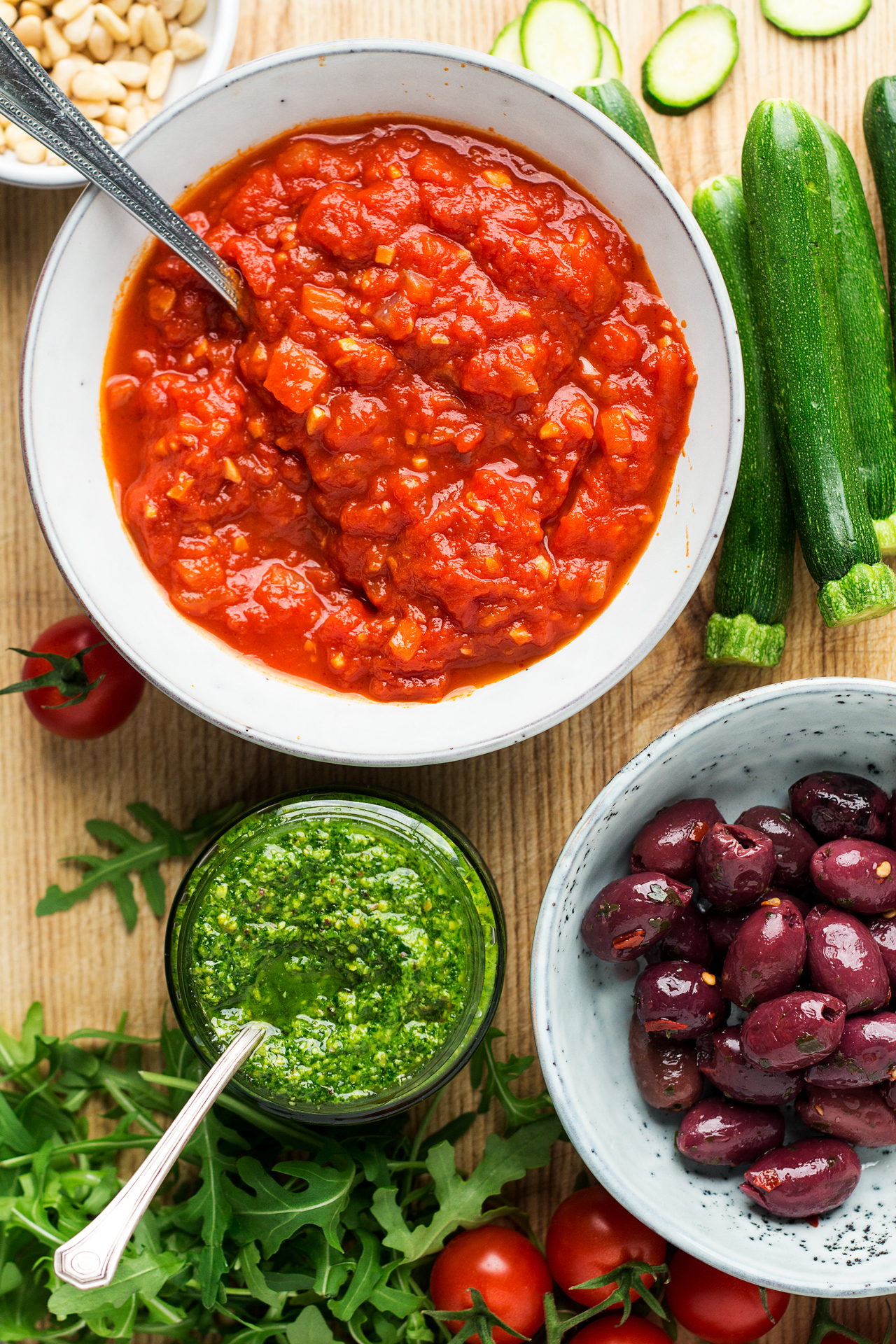 mini vegan pizzas ingredients