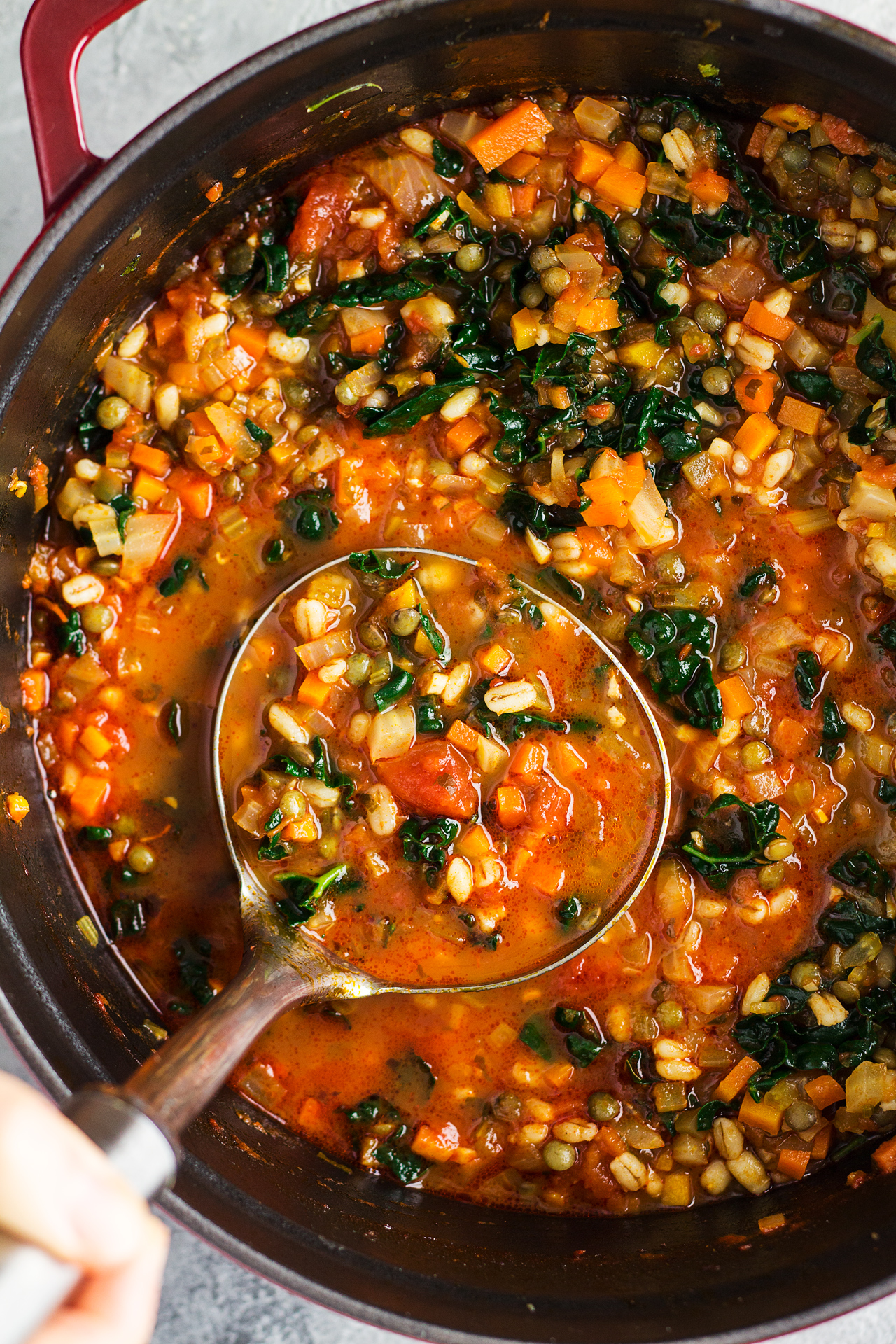 ribollita making