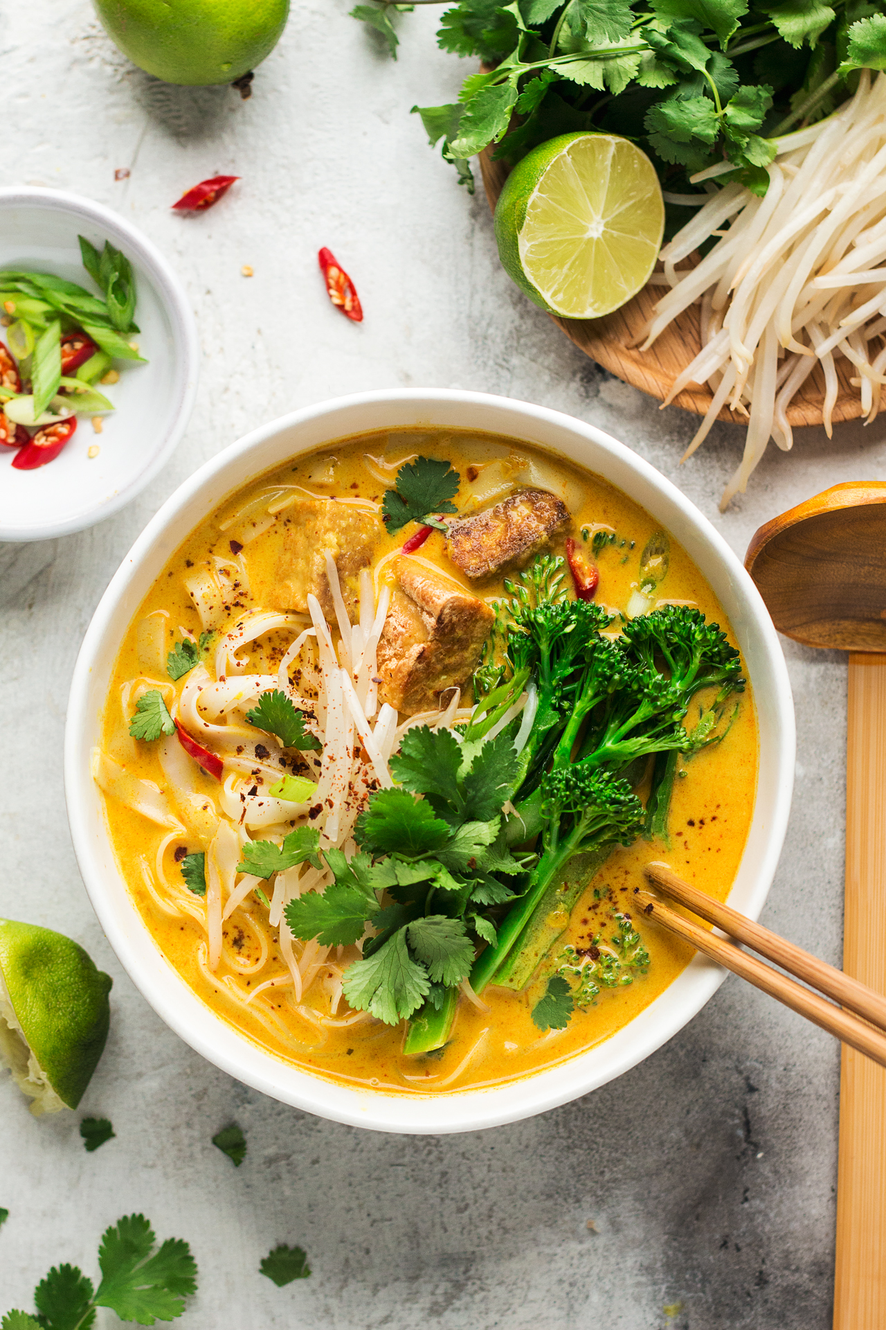 Vegan laksa - Lazy Cat Kitchen