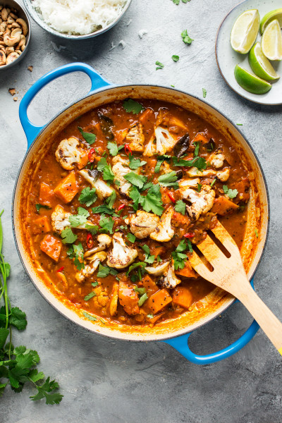 vegan sweet potato curry