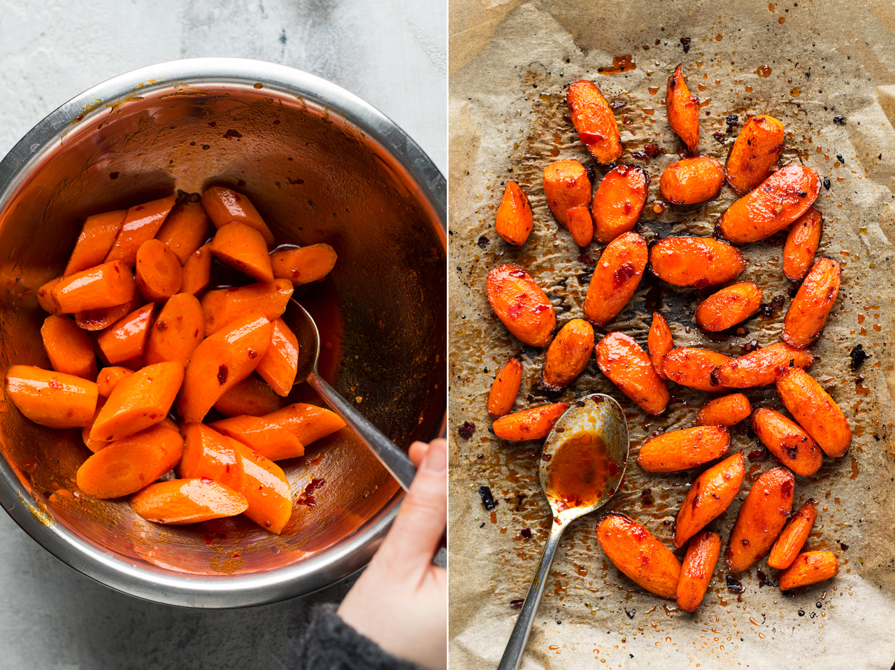 winter vegan bowl carrots