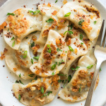 Vegan spinach and ricotta pierogi-image