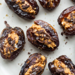 Stuffed dates with peanut butter