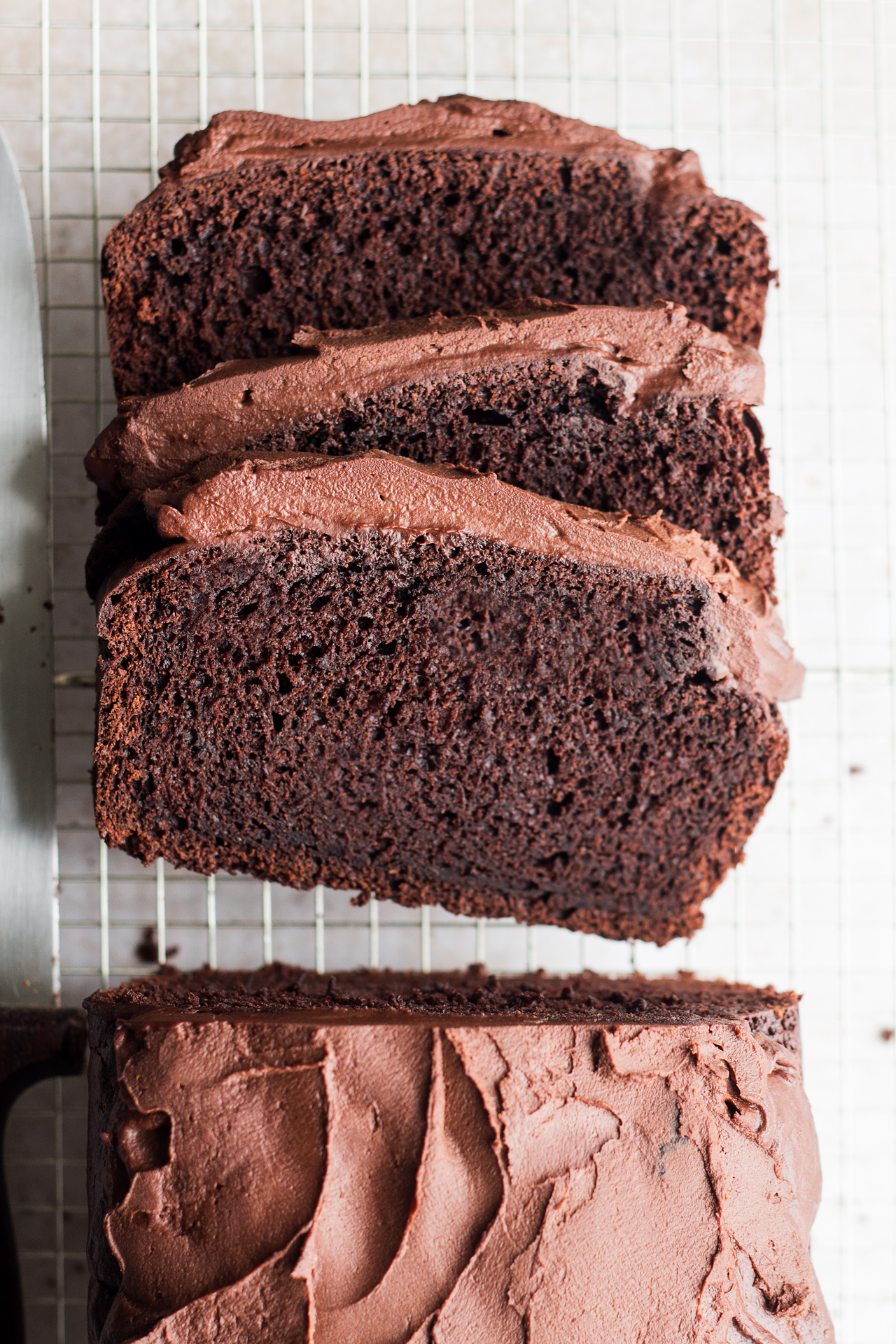 sweet potato chocolate cake slices