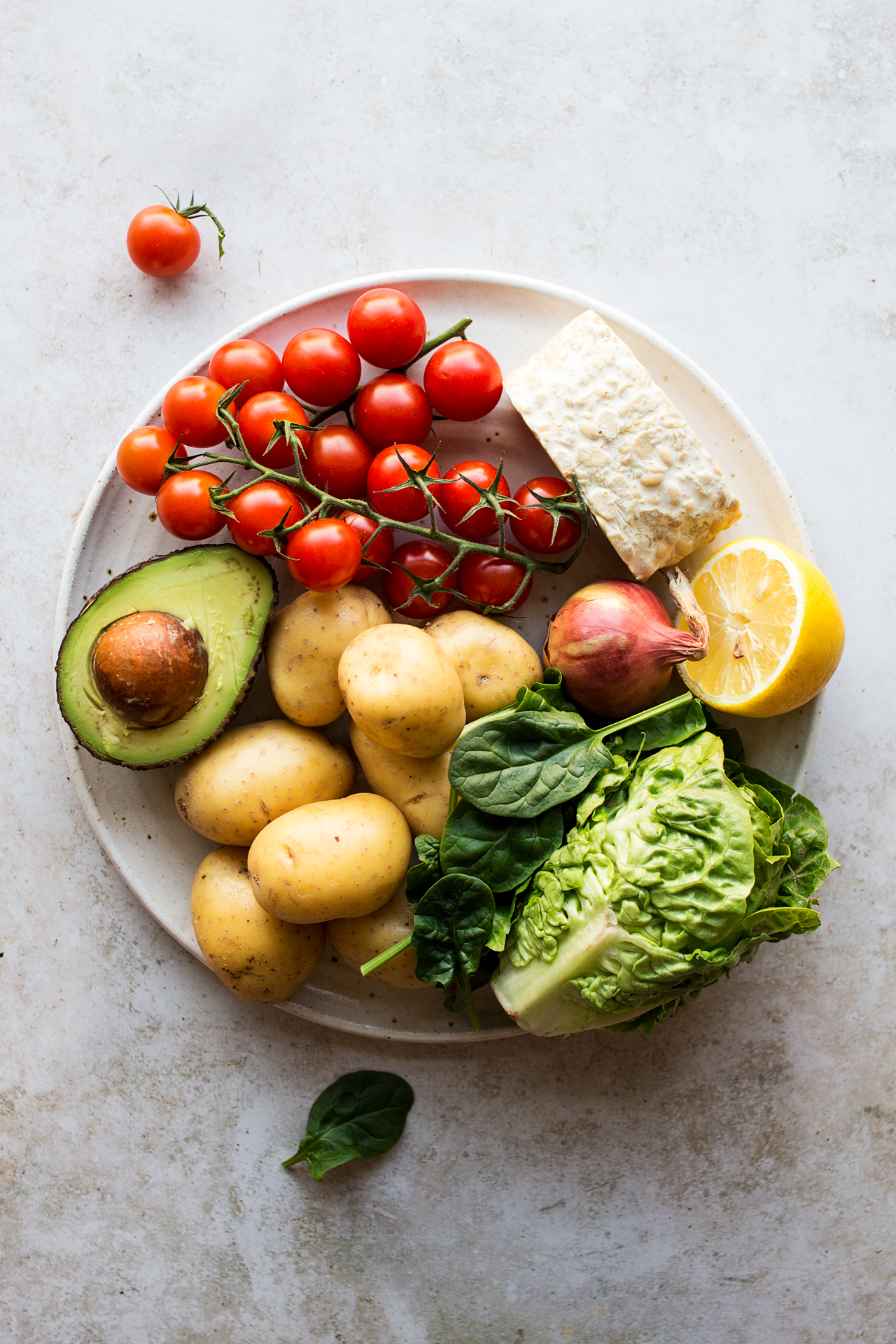 vegan BLT salad ingredients