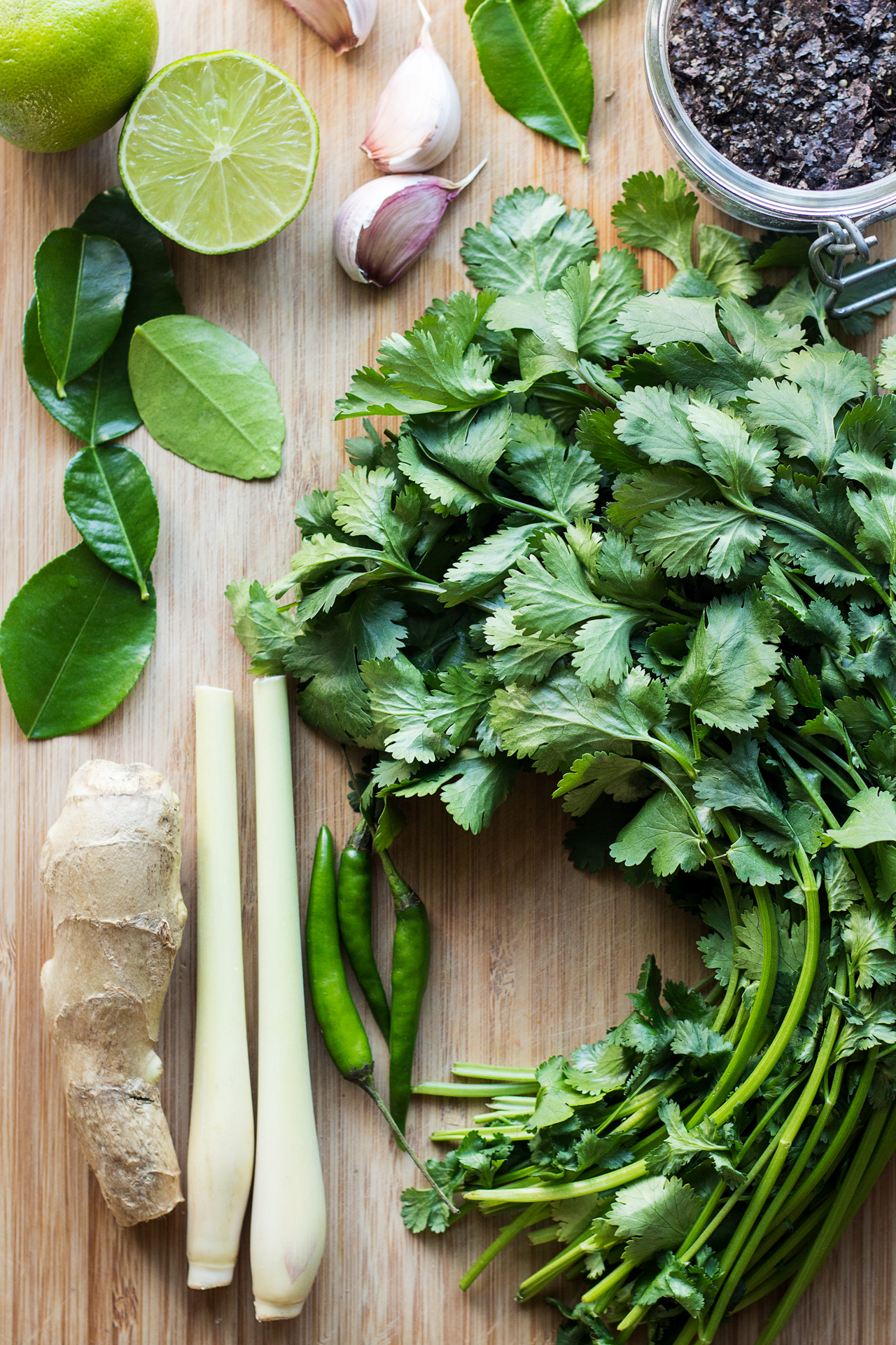 Thai store green vegetable