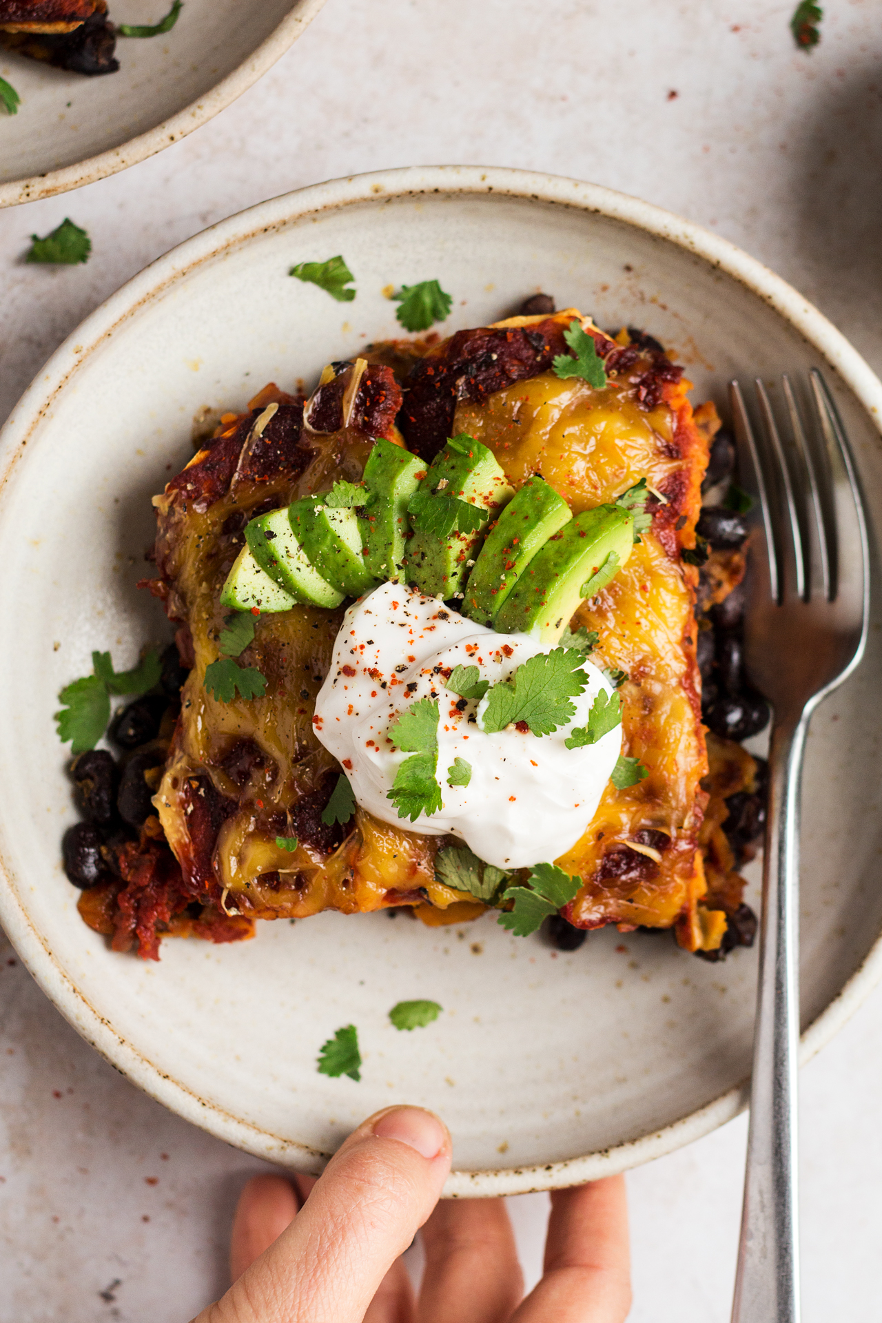 sweet potato black bean bake macro