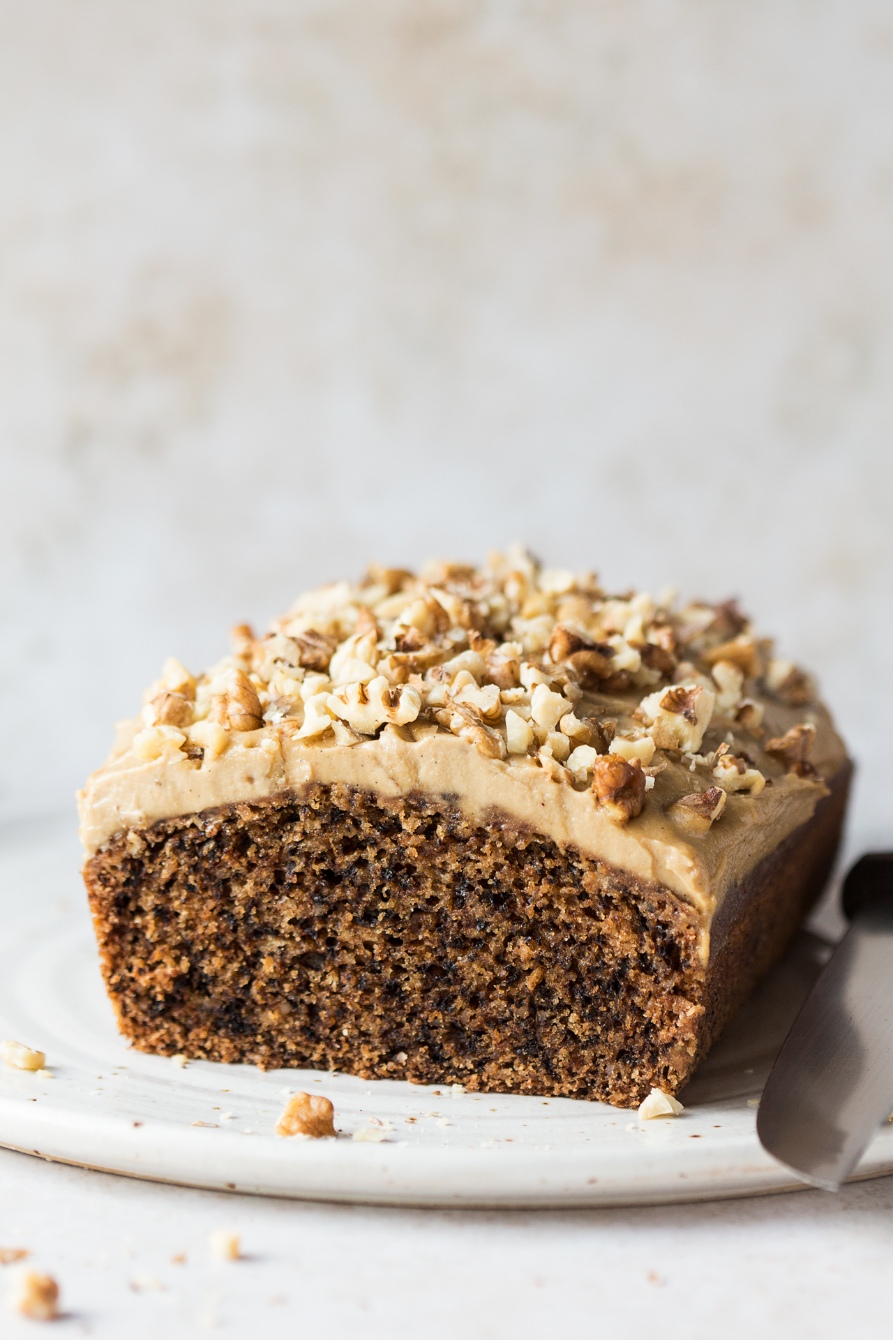 Vegan Coffee Walnut Cake - School Night Vegan