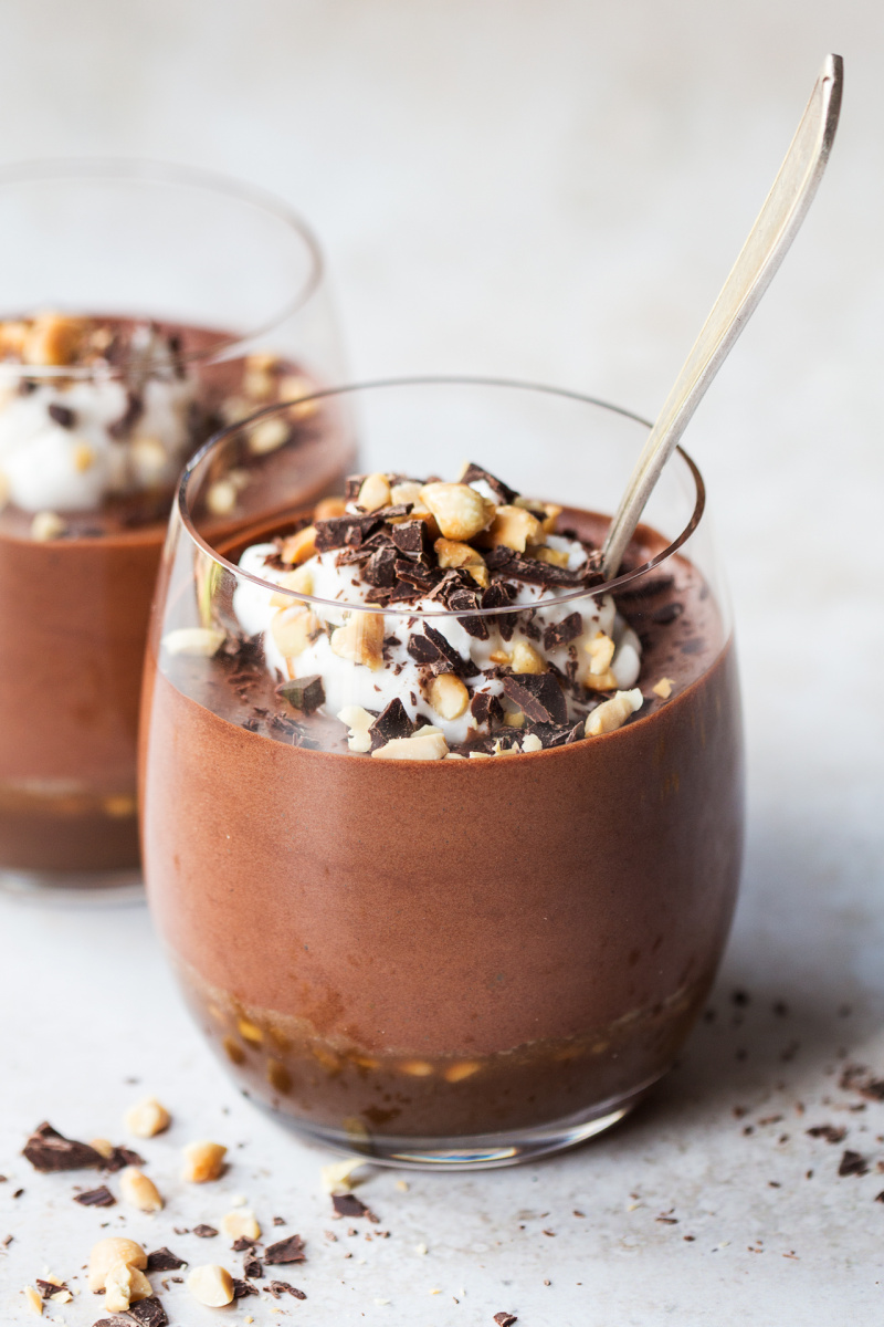 peanut butter caramel mousse