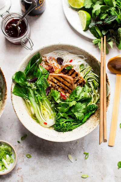 vegan lemongrass soup top down