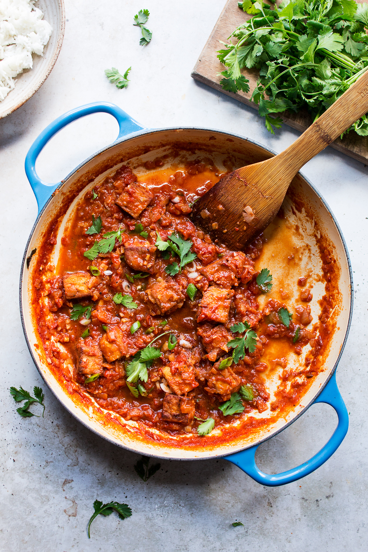 Vietnamese Tofu with Tomato Sauce (Vegan) - Veggie Anh